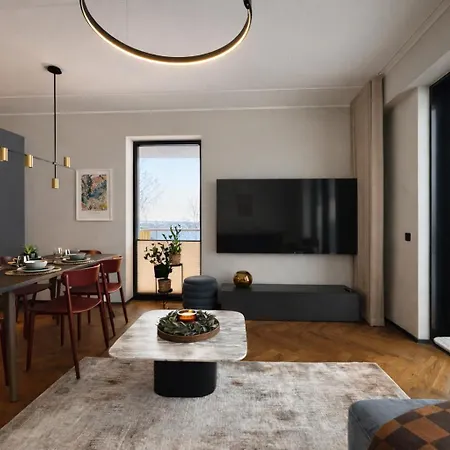 Apartament Waterfront Luxury With Sauna Terrace And Parking